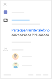 Partecipare via telefono