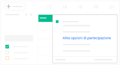 Altre opzioni di partecipazione dal Web